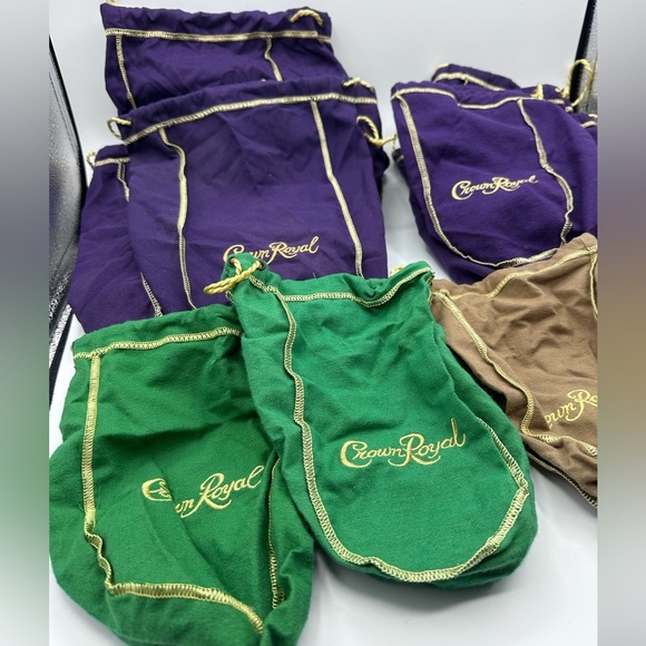 Lot of 21 Crown Royal Bags 9” & 13” - Picture 3 of 4